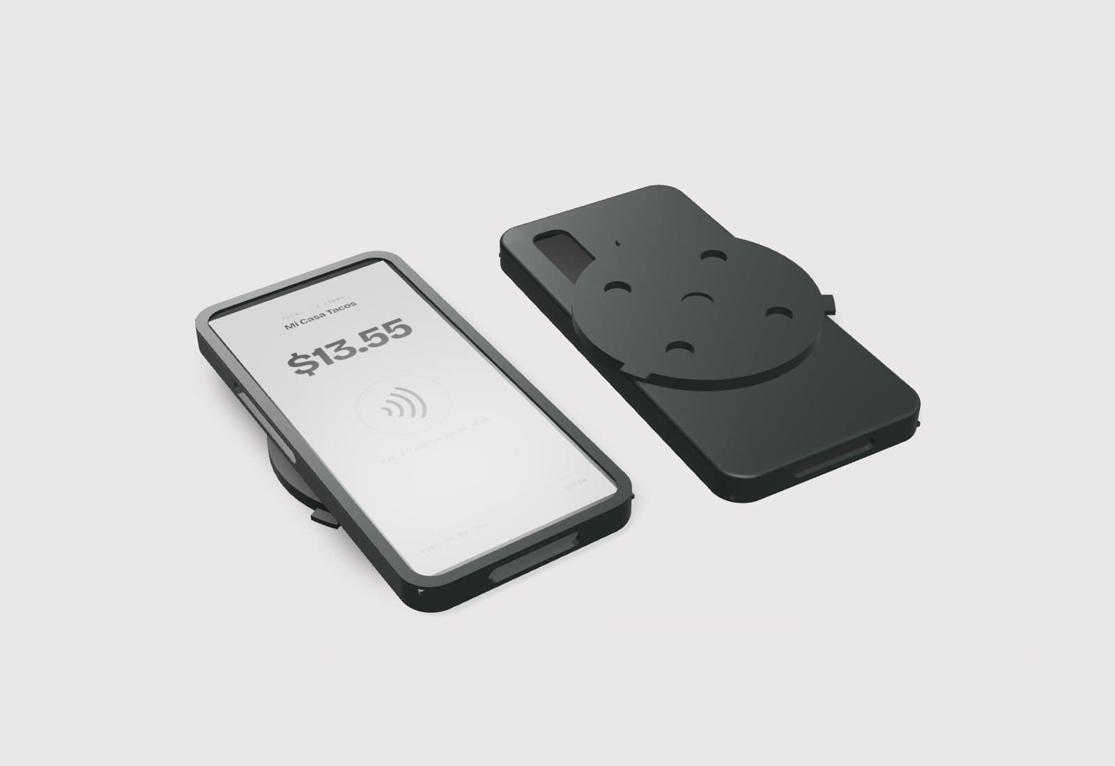 Front, and the mount on the back